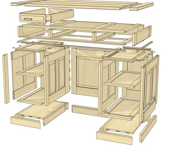 DIY Executive Desk Plans
 Pedestal Desk Plans WoodWorking Projects & Plans