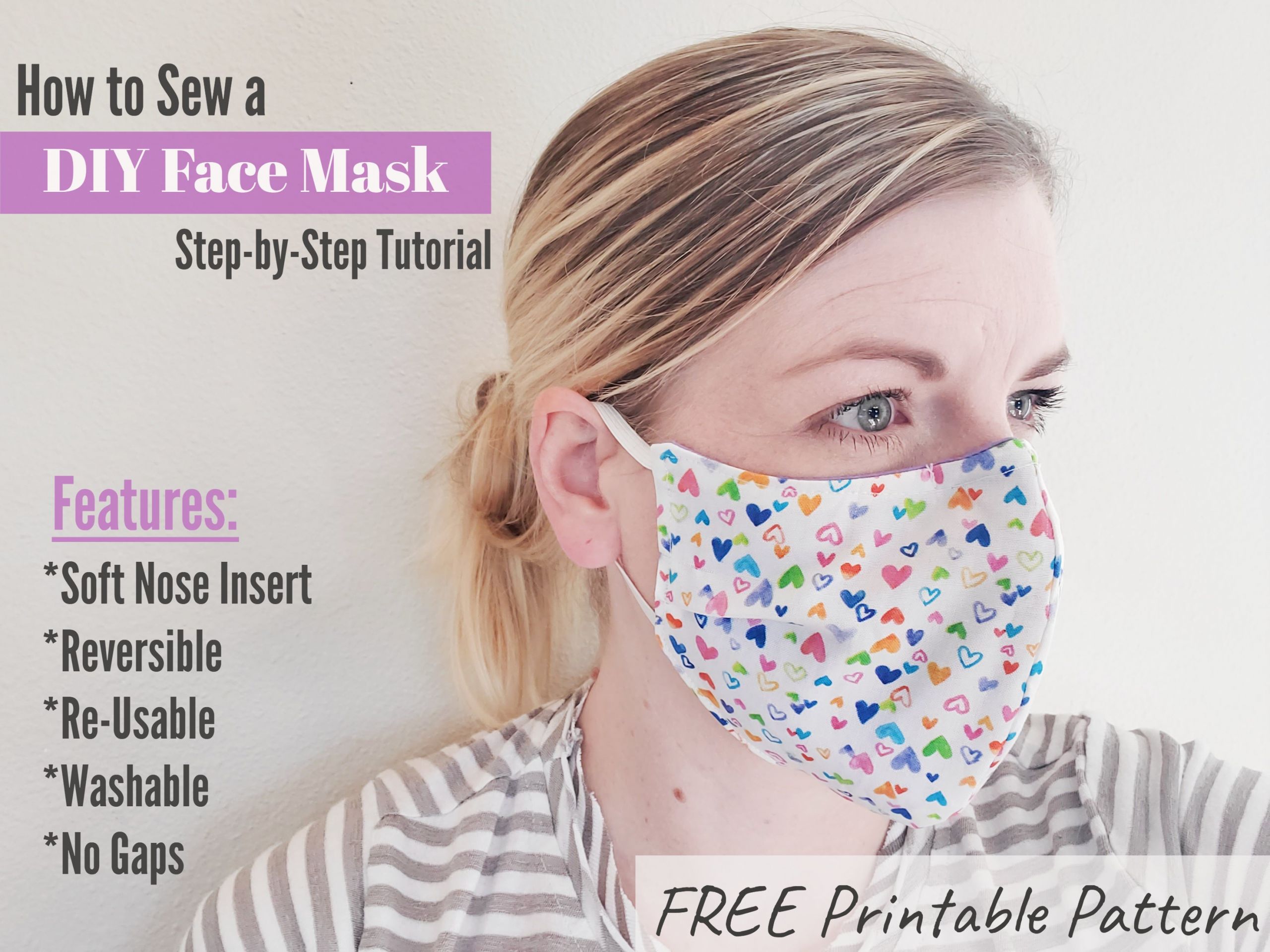 DIY Face Mask
 DIY Face Mask Tutorial and Pattern – Eat Pray Create