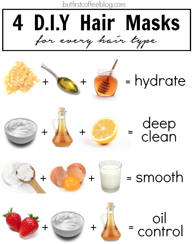 DIY Face Mask
 4 DIY Hair Masks for Every Hair Type But First Coffee