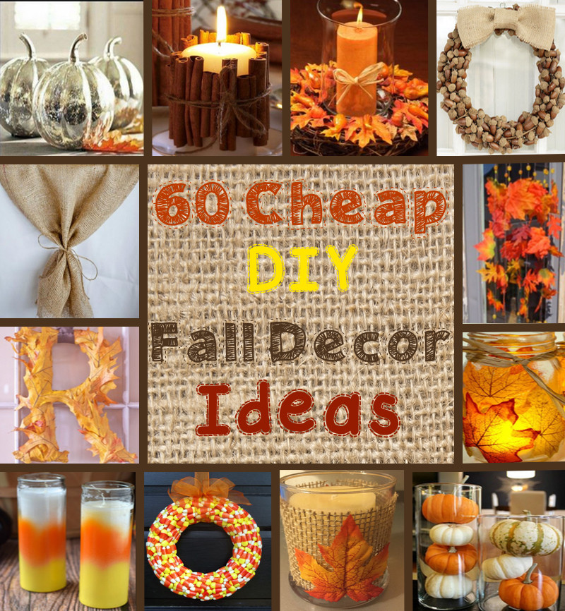 DIY Fall Decorating Ideas
 60 Cheap DIY Fall Decor Ideas Prudent Penny Pincher