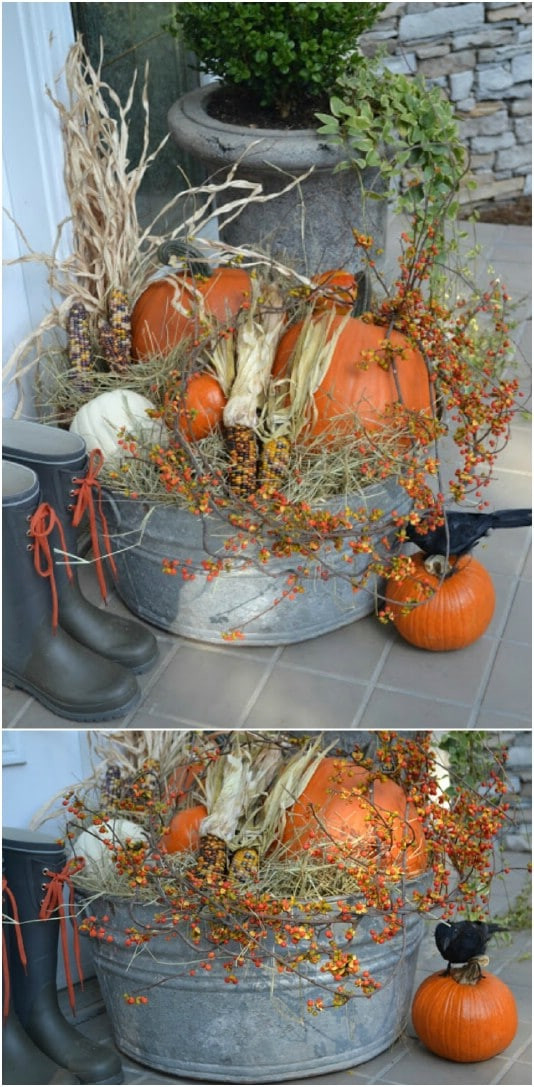 DIY Fall Decorations Outdoor
 20 DIY Outdoor Fall Decorations That ll Beautify Your Lawn