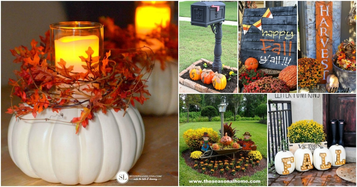 DIY Fall Decorations Outdoor
 20 DIY Outdoor Fall Decorations That ll Beautify Your Lawn