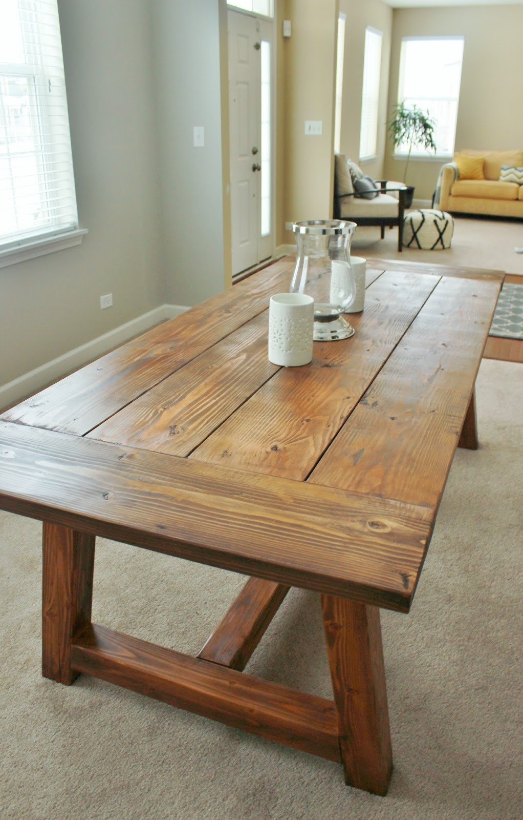 DIY Farmhouse Table Plans
 Holy Cannoli We Built a Farmhouse Dining Room Table