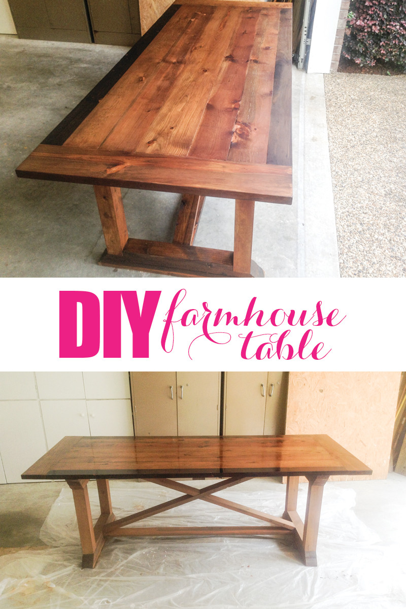 DIY Farmhouse Table Plans
 DIY Farmhouse Table with tips from Grandy