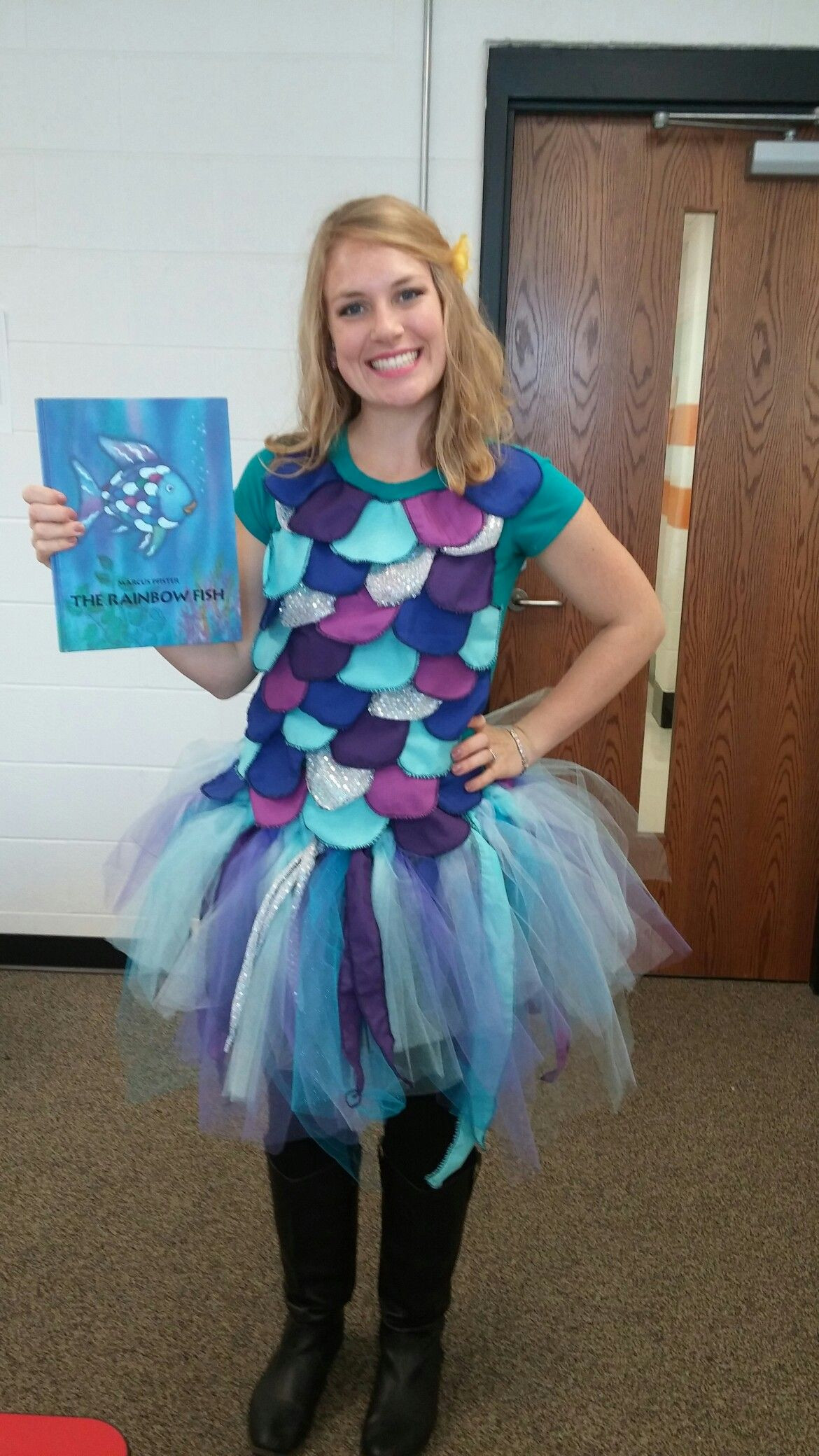 DIY Fish Costumes For Adults
 Rainbow fish costume