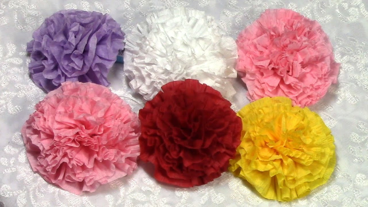 DIY Flower Decorations
 DIY Easy Paper Flowers Tutorial DIY How to do