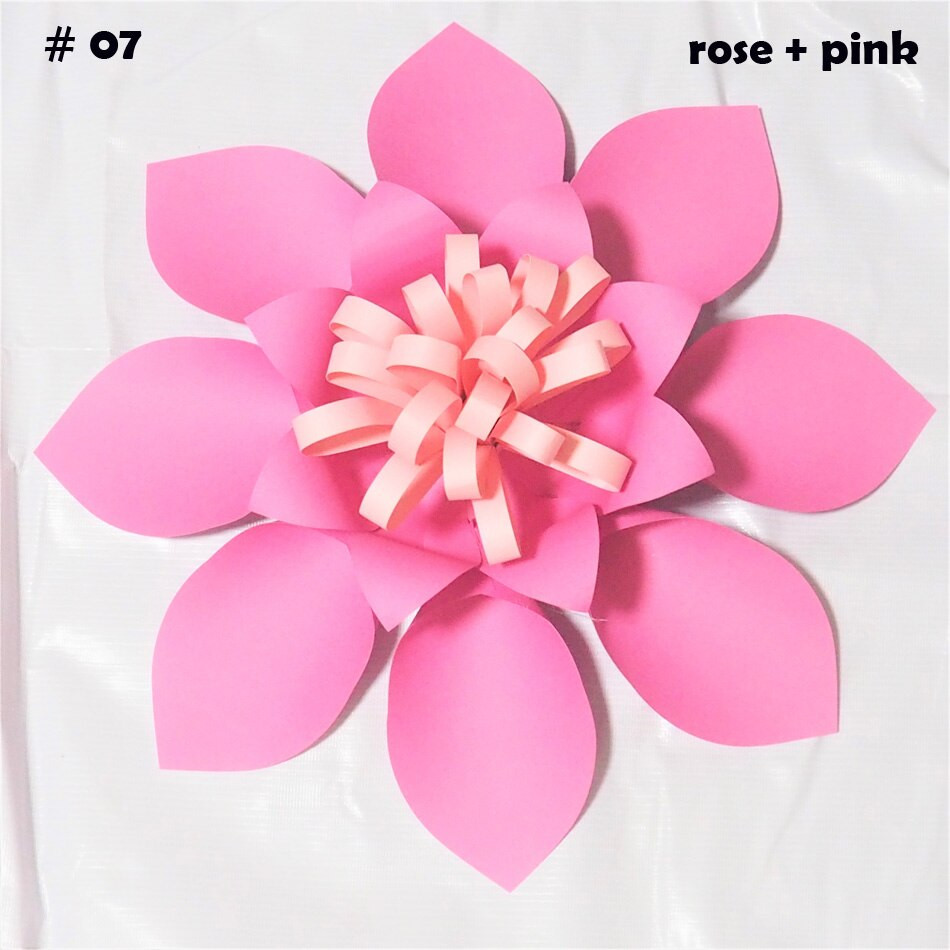 DIY Flower Decorations
 40CM Cardstock Rose DIY Easy Giant paper Flowers 4 Wedding