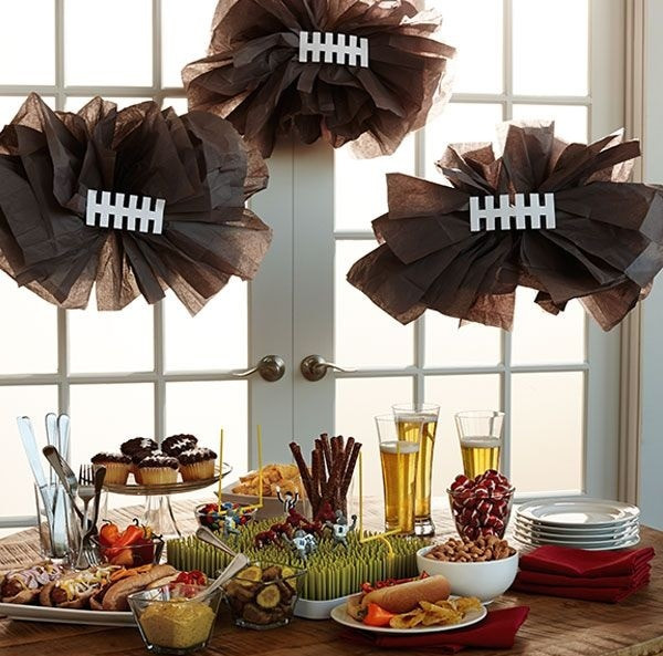 DIY Football Party Decorations
 20 DIY Football Decorations for a Tailgate Tablescape