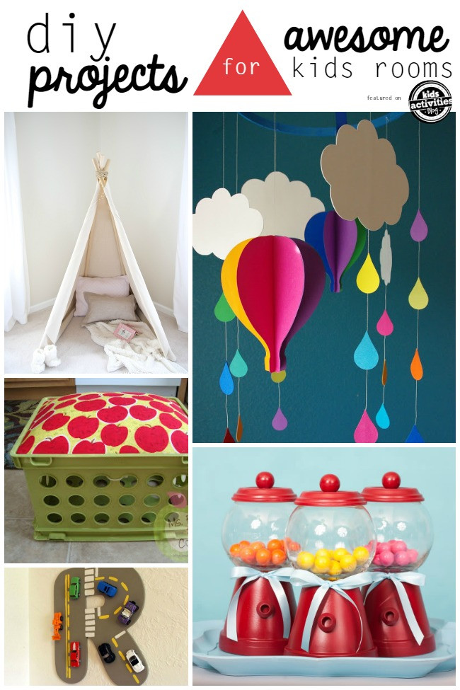DIY For Kids
 25 Creative DIY Projects For Kids Rooms