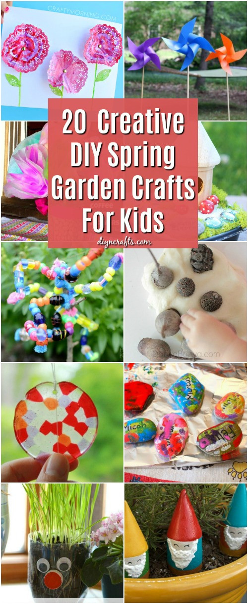 DIY For Kids
 20 Fun And Creative DIY Spring Garden Crafts For Kids