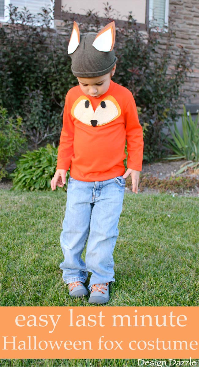 DIY Fox Costume
 Easy Last Minute Halloween Fox Costume Design Dazzle