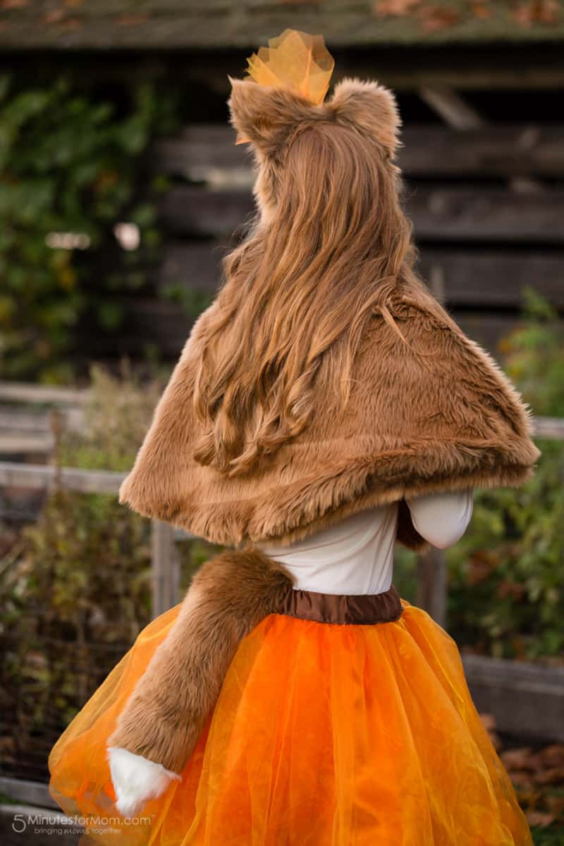 DIY Fox Costume
 DIY Girls Halloween Costumes 5 Minutes for Mom