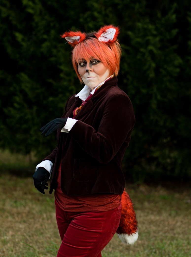 DIY Fox Costume
 Foxy Lady DIY Halloween Costume A Pocketful of Polka Dots