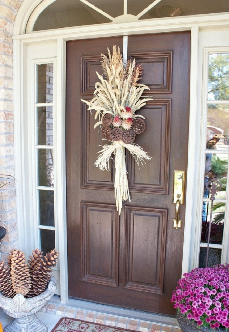 DIY Front Door Decorations
 Top 10 Amazing DIY Fall Door Decorations Top Inspired