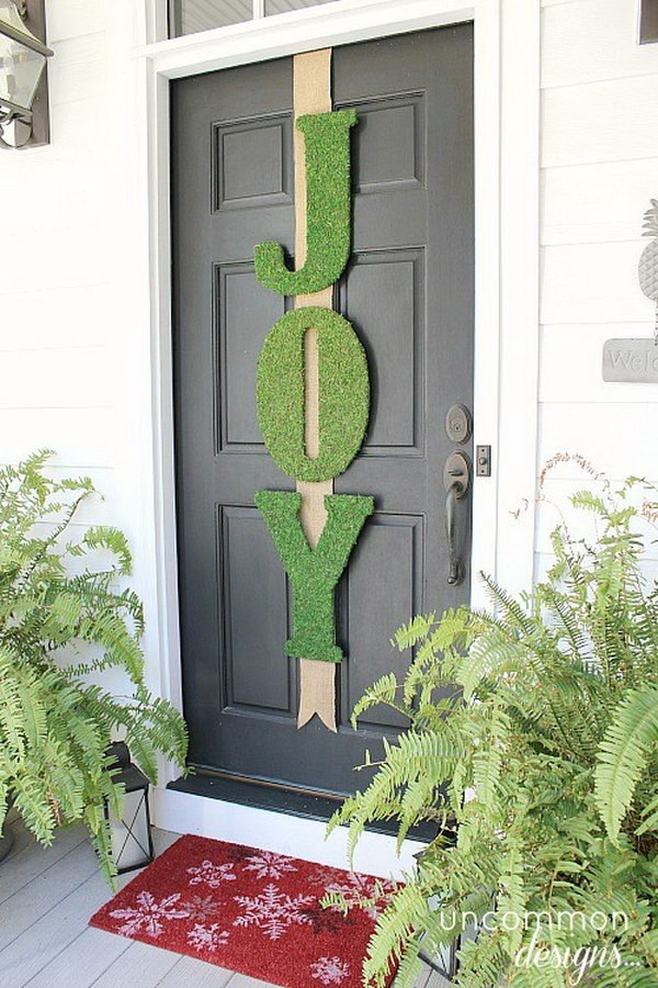 DIY Front Door Decorations
 20 Creative DIY Christmas Door Decoration Ideas Noted List