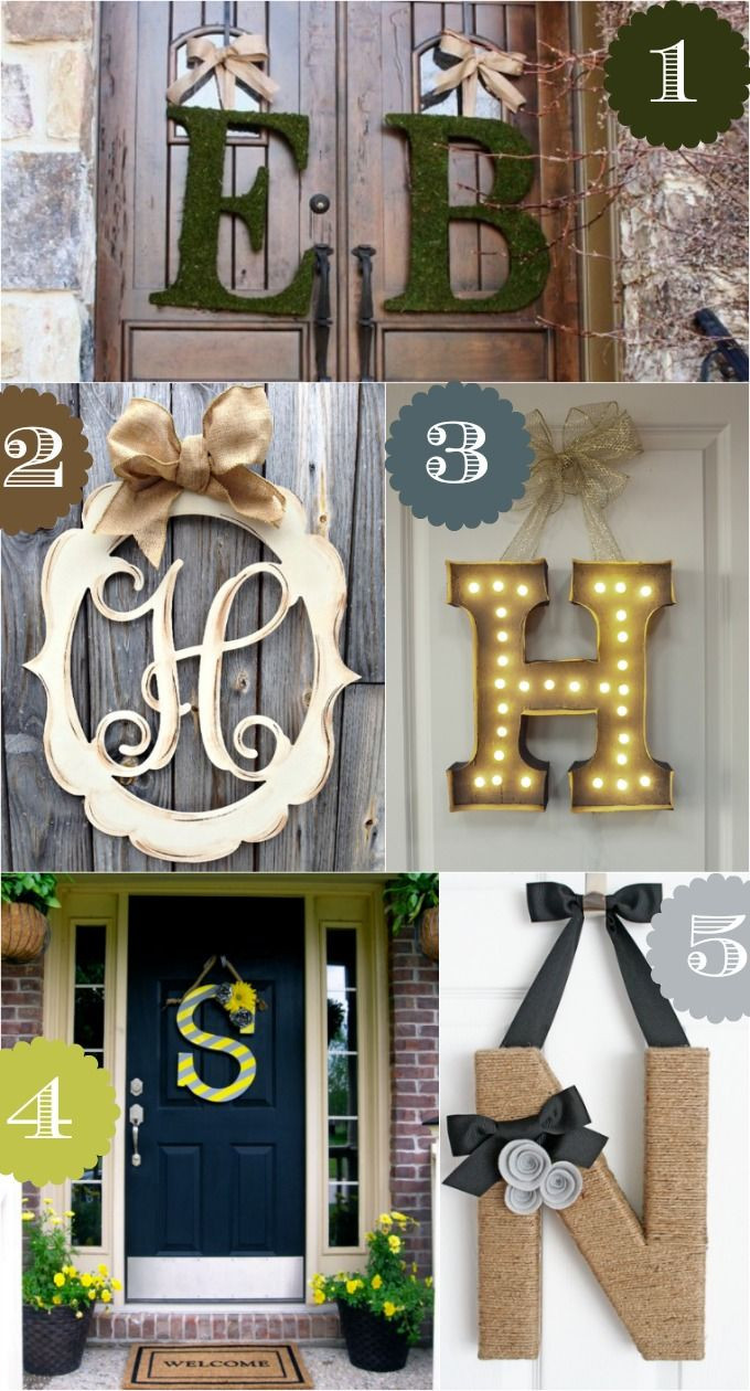 DIY Front Door Decorations
 36 Creative Front Door Decor Ideas not a wreath