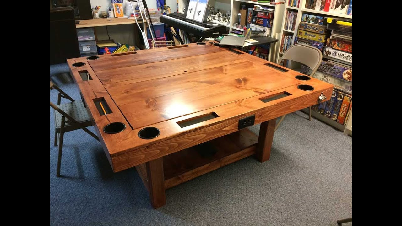 DIY Gaming Table Plans
 DIY Gaming Table for $150