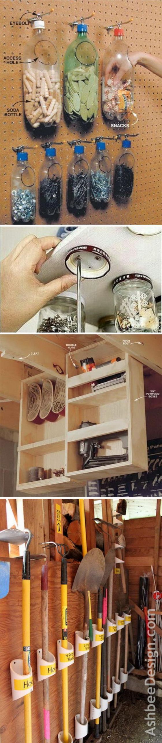 DIY Garage Organization Ideas
 30 Great DIY Ideas for Garage Storage and Organization