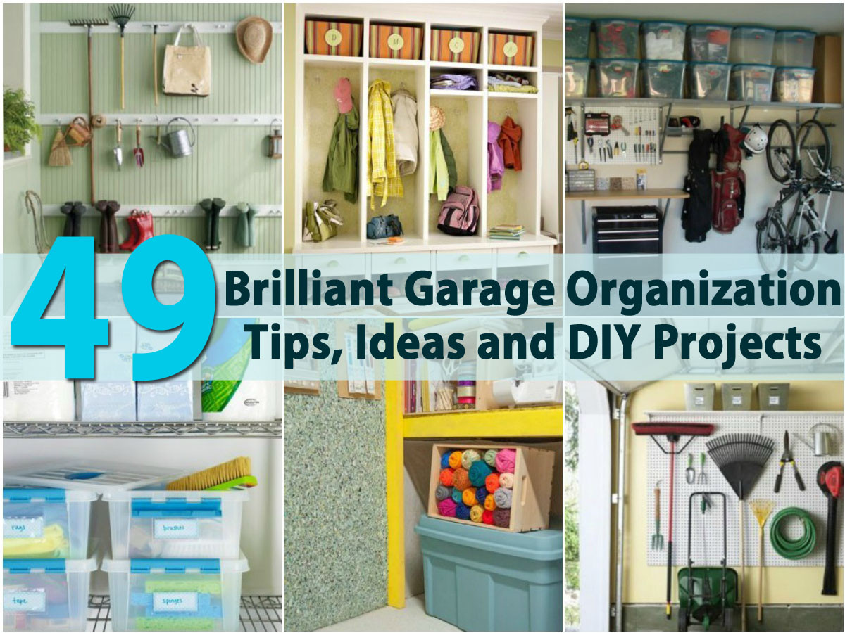 DIY Garage Organization Ideas
 49 Brilliant Garage Organization Tips Ideas and DIY