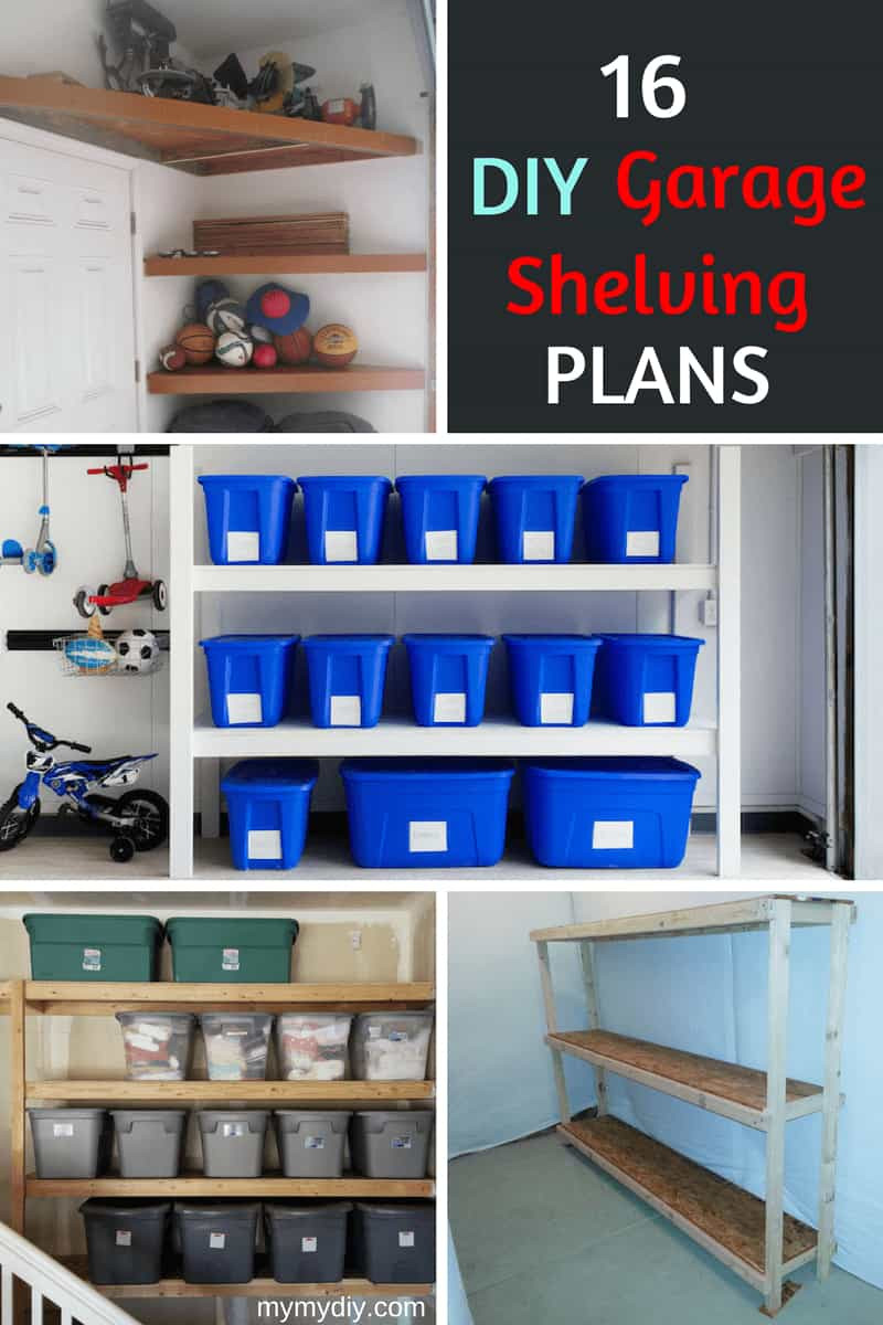 DIY Garage Organizer Ideas
 16 Practical DIY Garage Shelving Ideas [Plan List