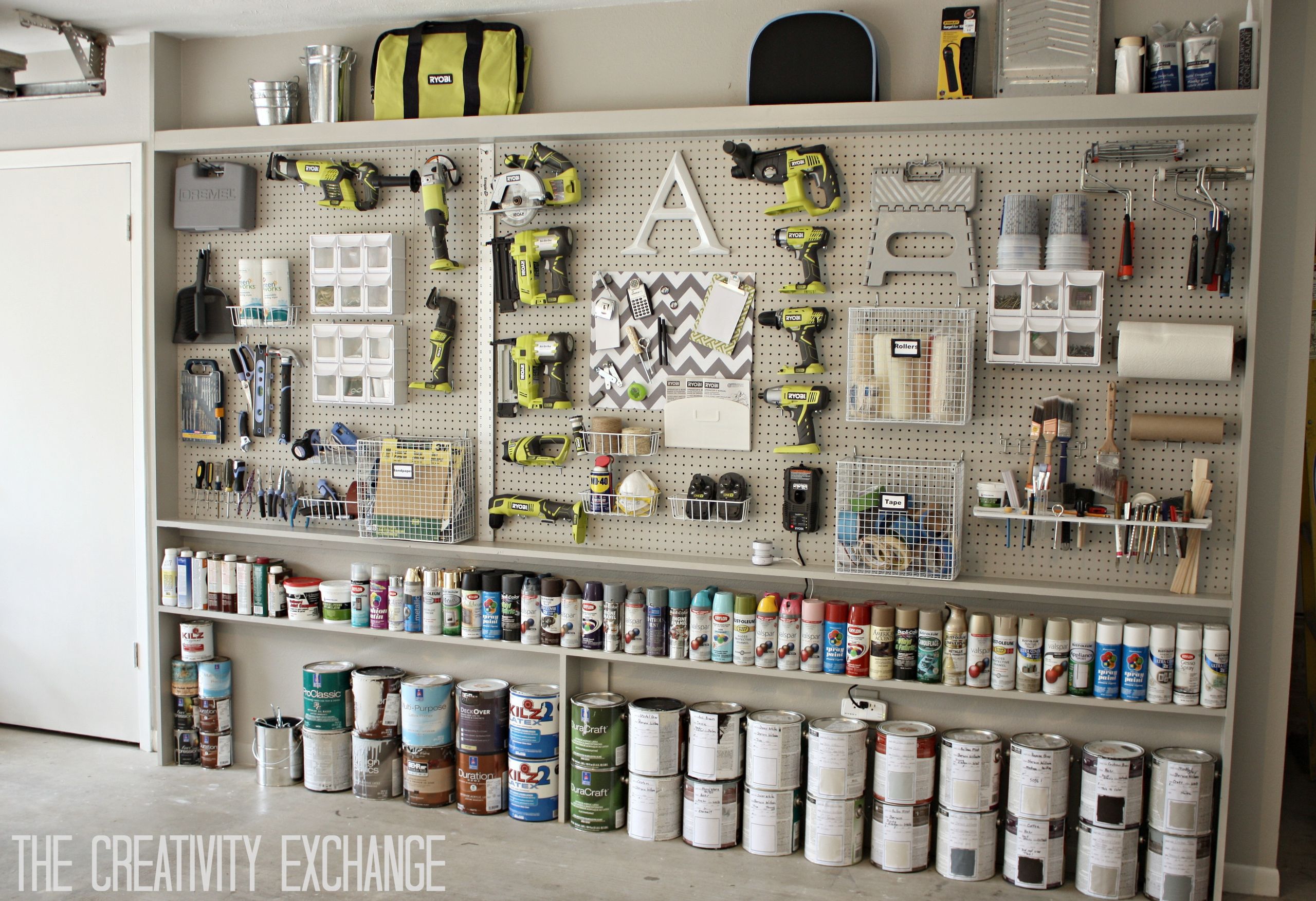 Diy Garage Organizer Ideas
 Organizing the Garage with DIY Pegboard Storage Wall