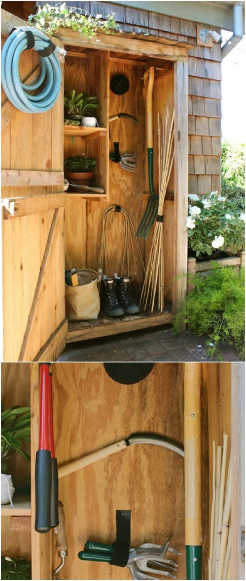 DIY Garden Tool Organizer
 24 Practical DIY Storage Ideas To Organize Your Lawn And