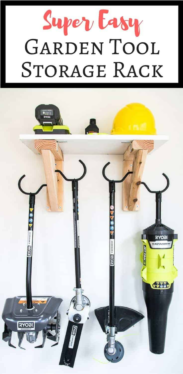 DIY Garden Tool Organizer
 Easy DIY Garden Tool Rack