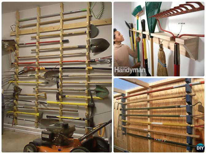 DIY Garden Tool Organizer
 Garden Tool Organizer Storage DIY Ideas Projects Instructions