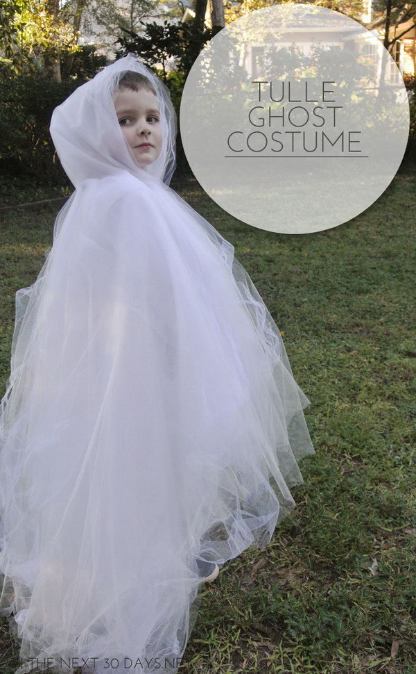DIY Ghost Costume Kids
 20 Creative DIY Halloween Costumes for Kids with Lots of