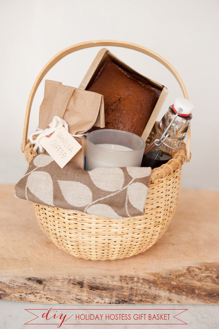 Diy Gift Basket Ideas
 DIY Holiday Hostess Gift Basket The Sweetest Occasion