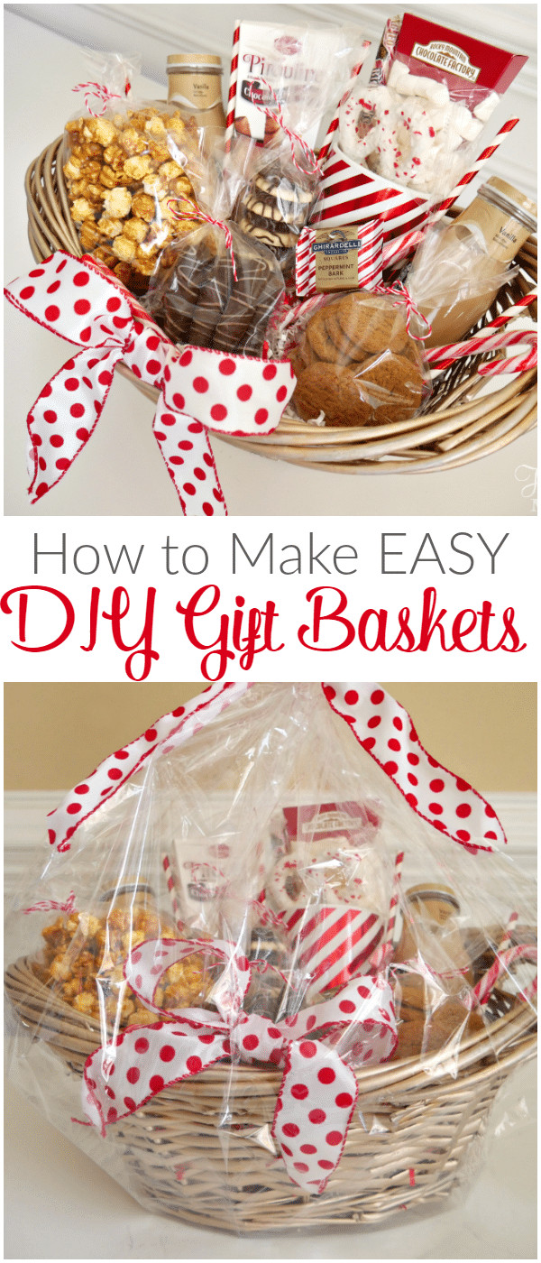 Diy Gift Basket Ideas
 How to Make Easy DIY Gift Baskets for the Holidays A