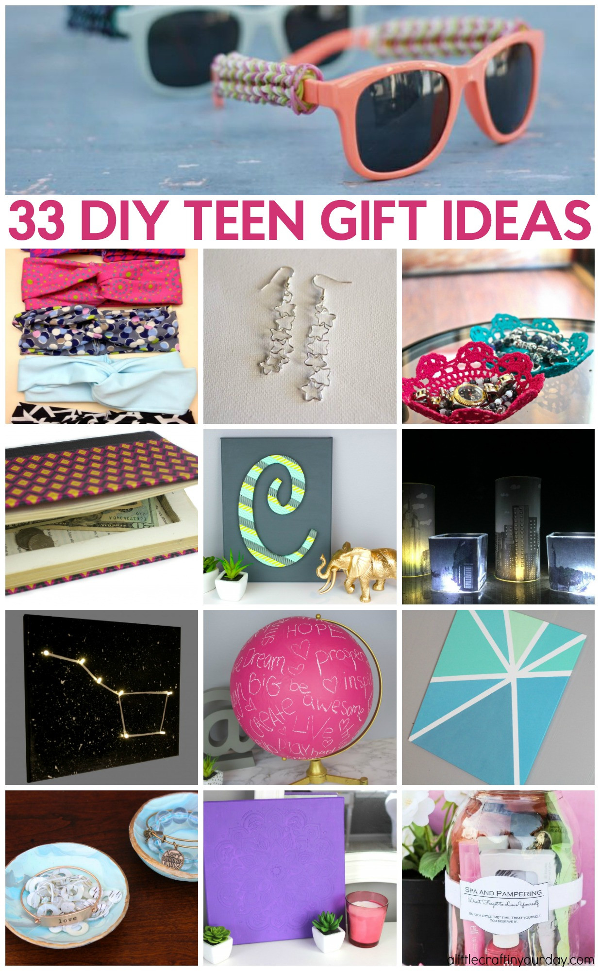 Diy Gift Ideas For Girls
 33 DIY Teen Gift Ideas A Little Craft In Your DayA