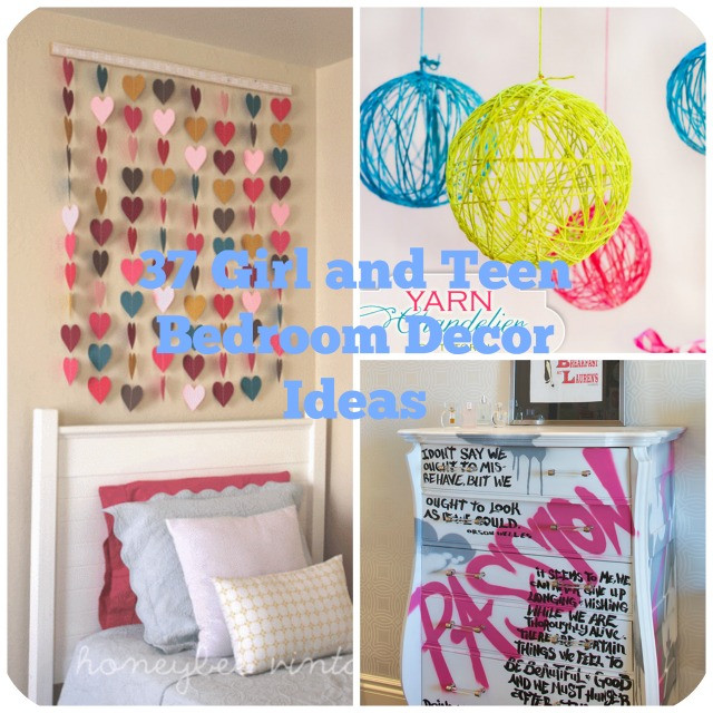 DIY Girls Room Decorations
 37 DIY Ideas for Teenage Girl s Room Decor