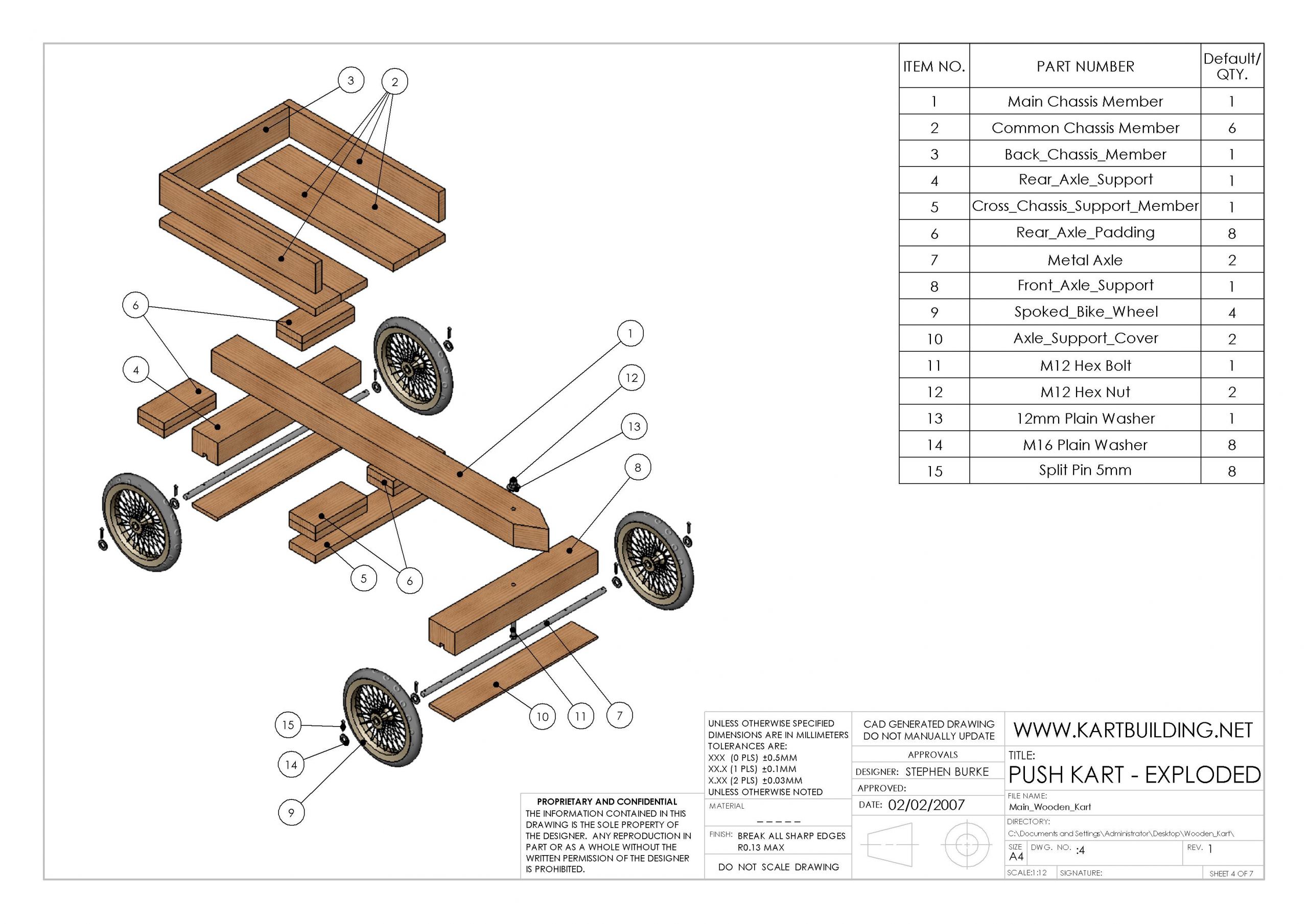 DIY Go Kart Plans
 DIY Wood Design Free diy woodworking plans kids