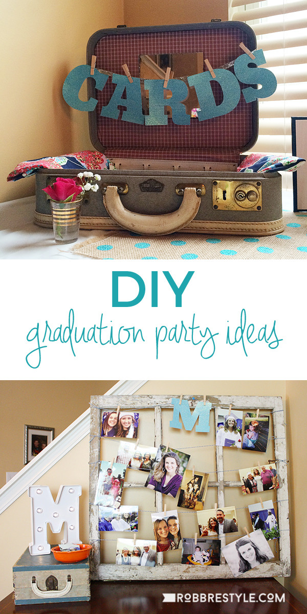 DIY Grad Decorations
 DIY Graduation Party Ideas