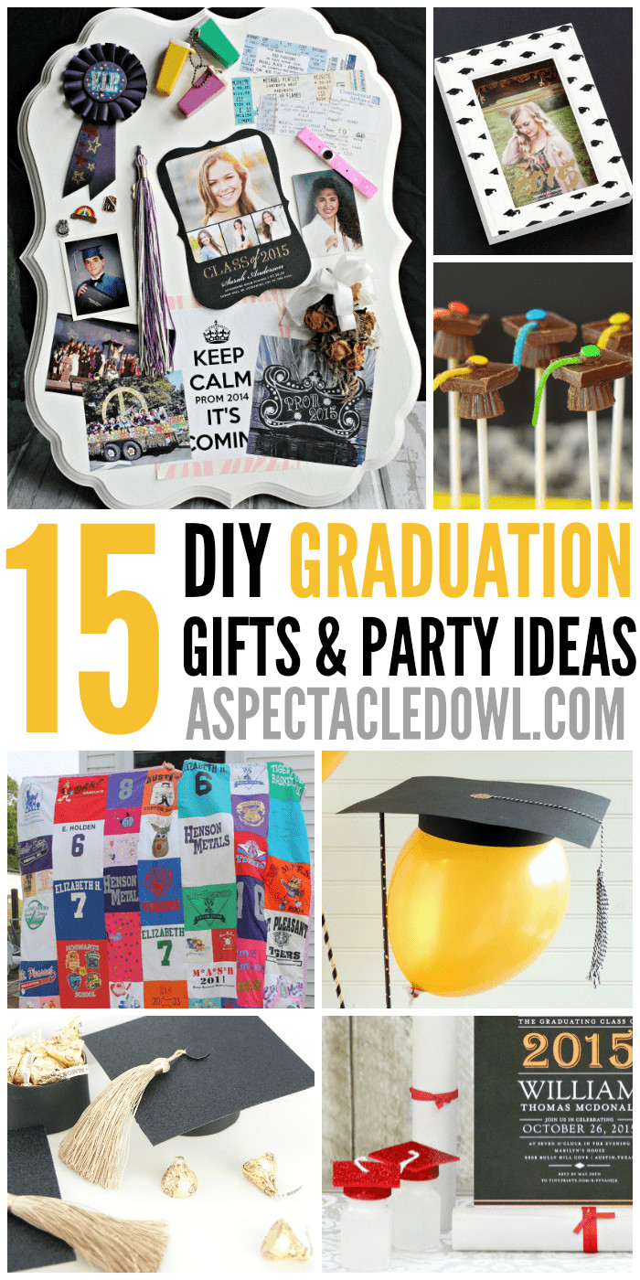 DIY Grad Decorations
 15 DIY Graduation Gift‭ & ‬Party Ideas A Spectacled Owl