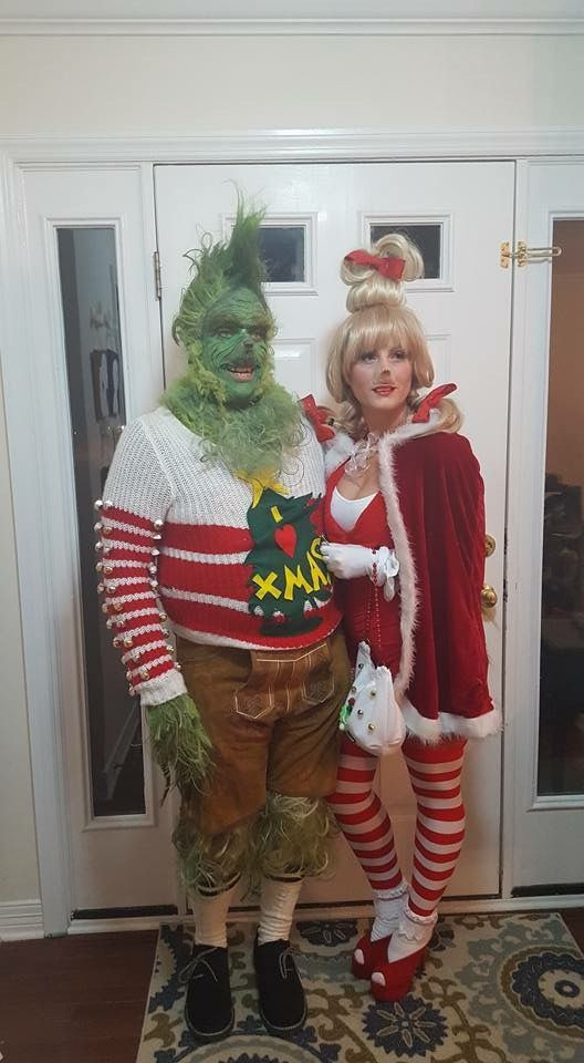 DIY Grinch Costume
 Grinch and Cindy Lou Who costume for couples