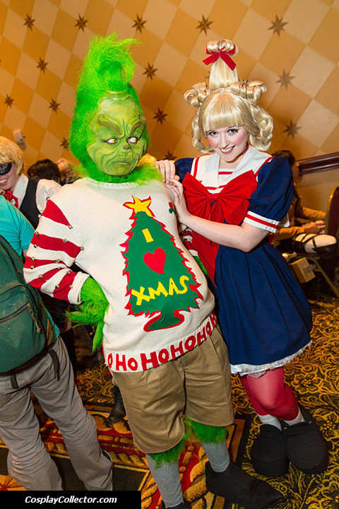 DIY Grinch Costume
 Amazing Grinch and Cindy Lou Who costumes inspired by Dr