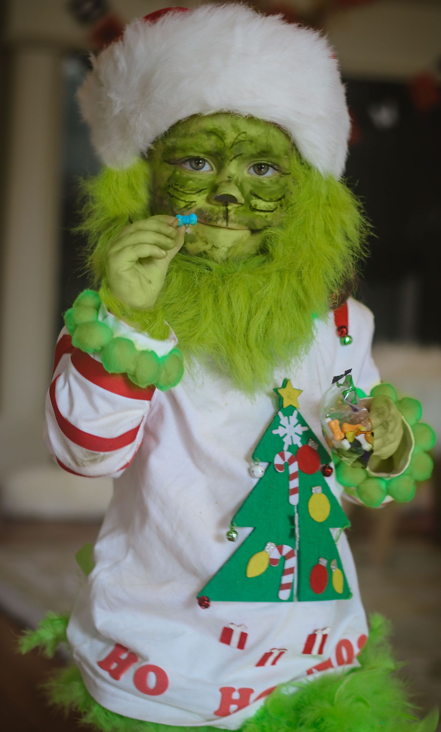 DIY Grinch Costume
 Toddler Grinch Costume baby grinch halloween DIY