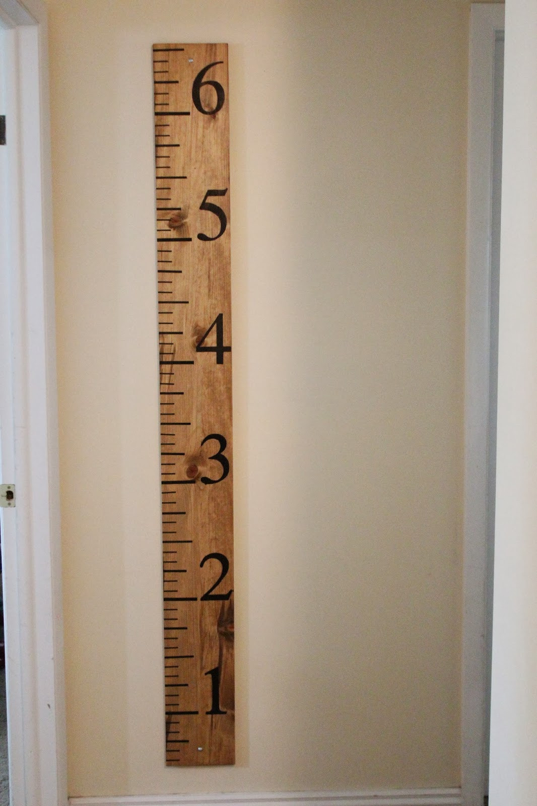 DIY Growth Chart Wood
 Mommy Vignettes Wood Growth Chart Tutorial