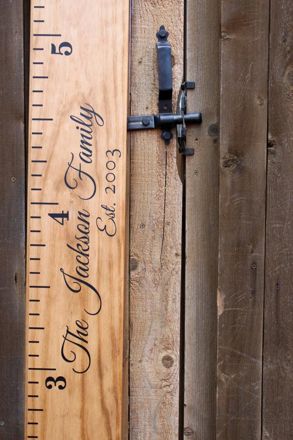 DIY Growth Chart Wood
 Our DIY wooden growth chart