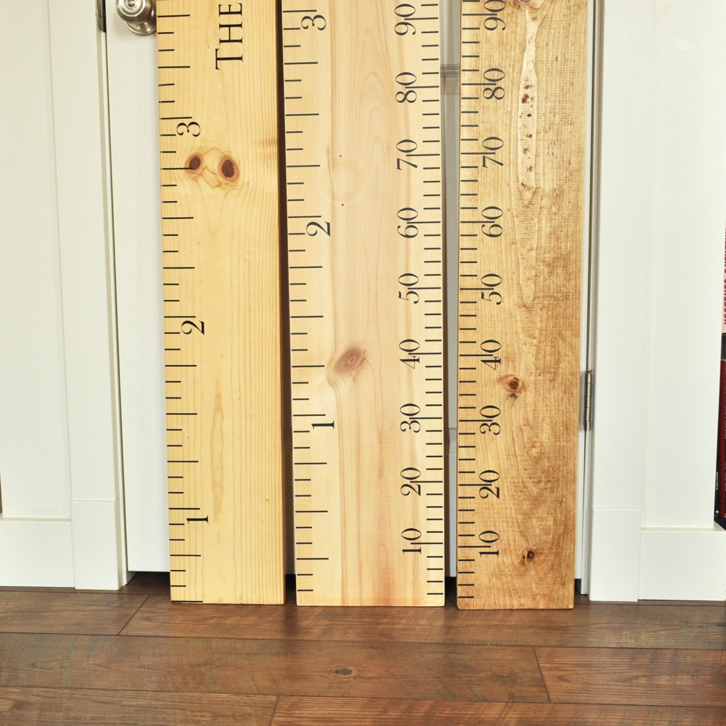 DIY Growth Chart Wood
 Ruler Growth Chart Kit DIY Project Oversized Wood Ruler