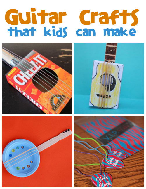 DIY Guitar For Kids
 Guitar Crafts for Kids