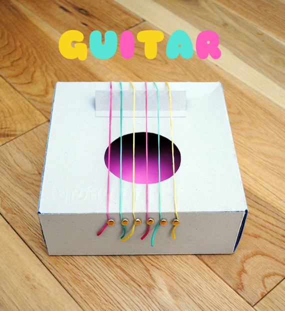 DIY Guitar For Kids
 DIY Kids Musical Instruments – Homemade Box Guitar