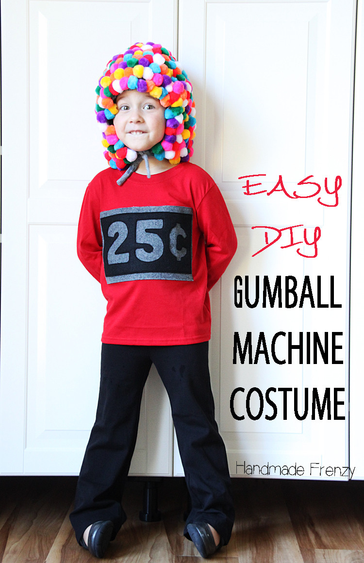 DIY Gumball Costume
 Easy DIY Gumball Machine Costume Handmade Frenzy