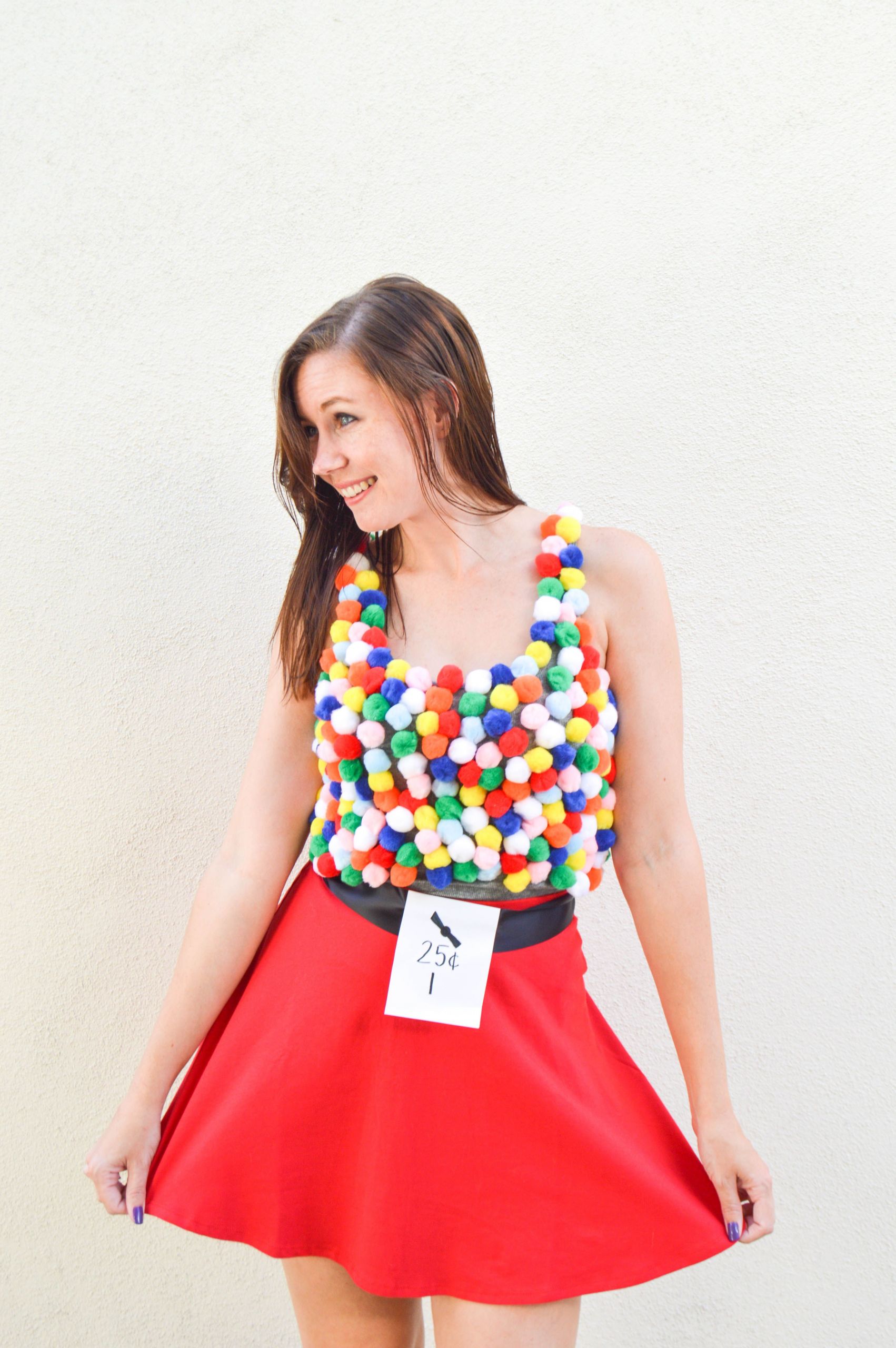 DIY Gumball Costume
 Halloween DIY Gumball Machine Costume