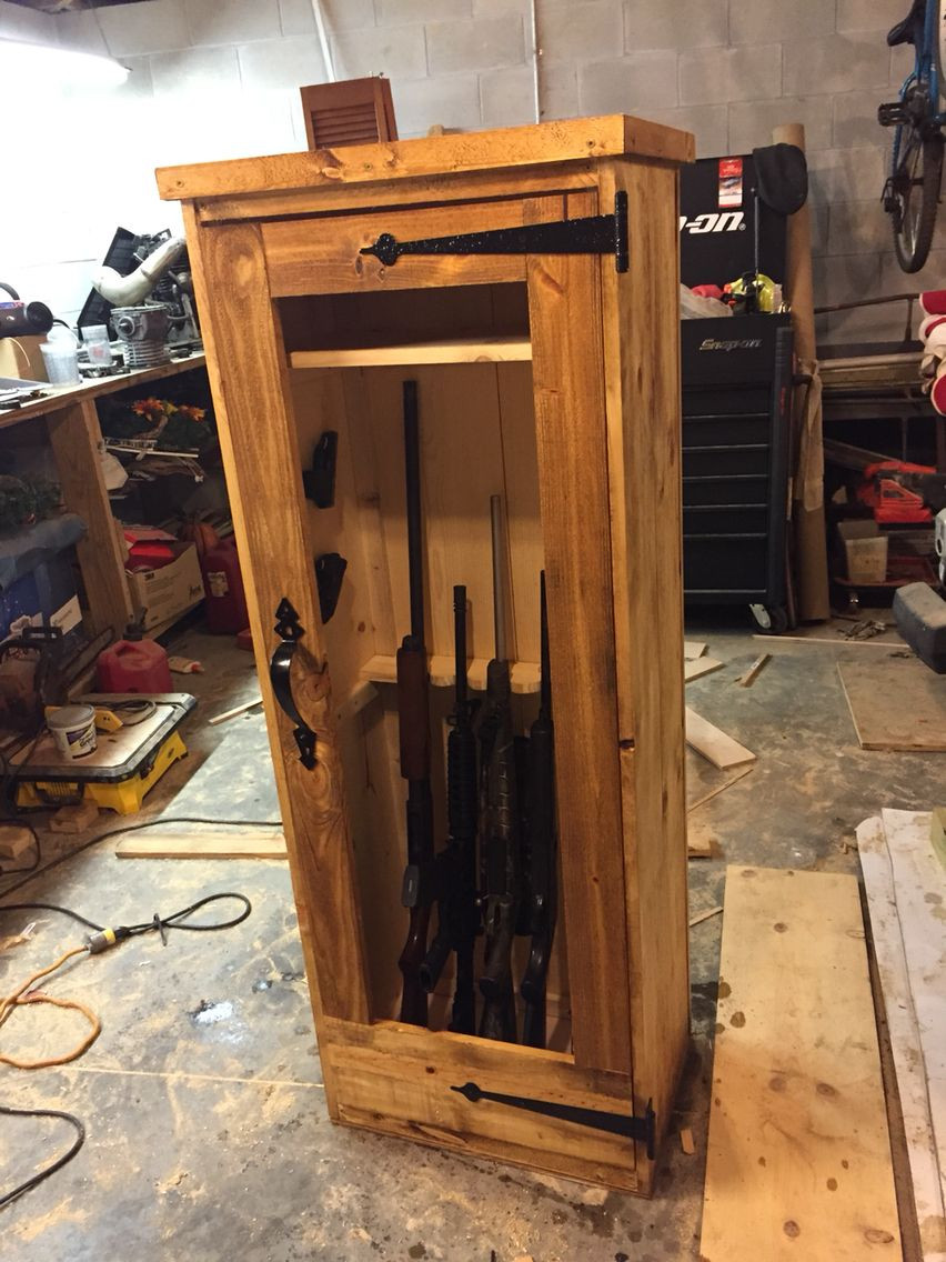 DIY Gun Cabinet Plans
 Pin on My DIY projects