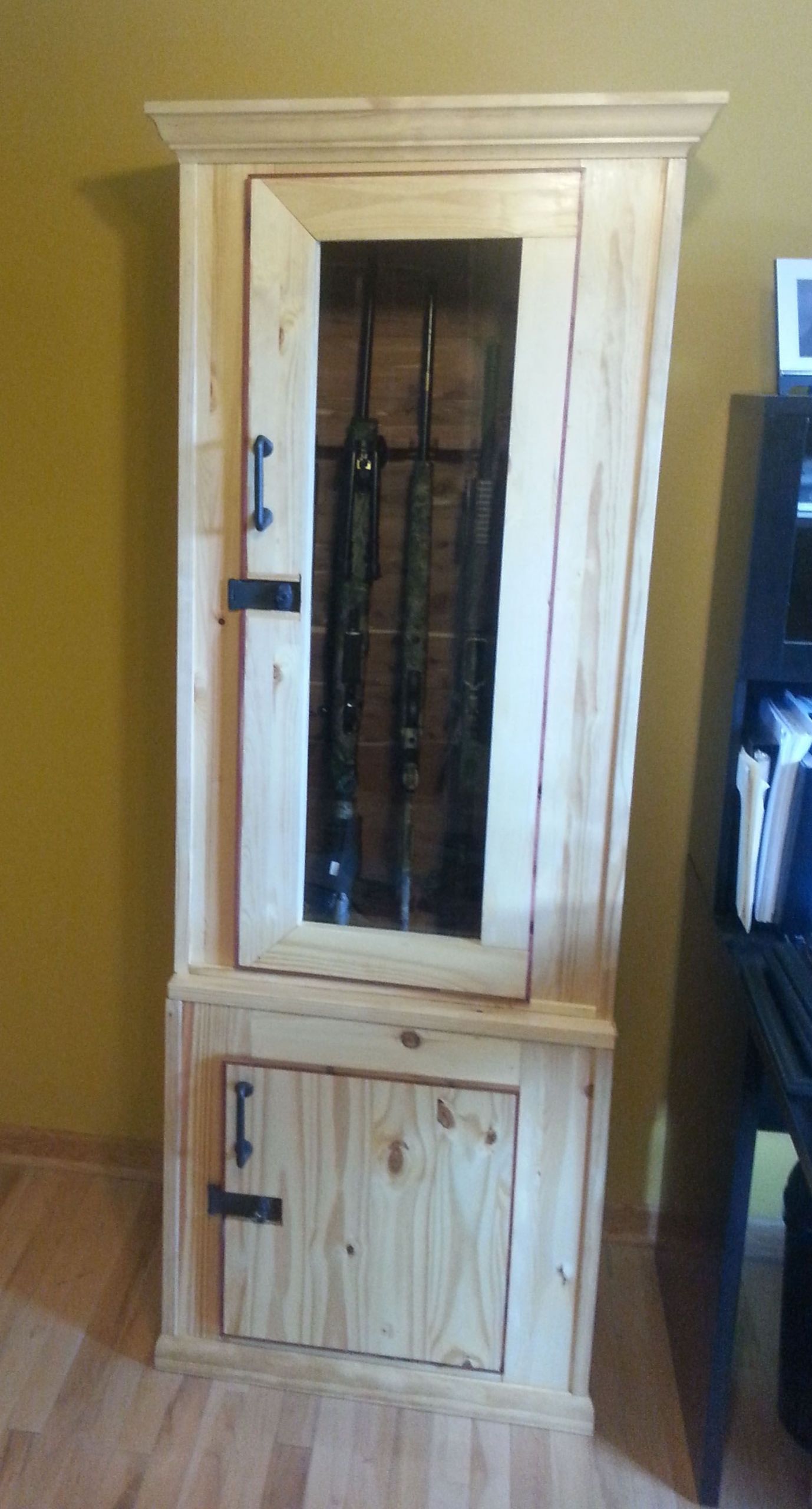 DIY Gun Cabinet Plans
 Pin on Outdoor Tips & Gear