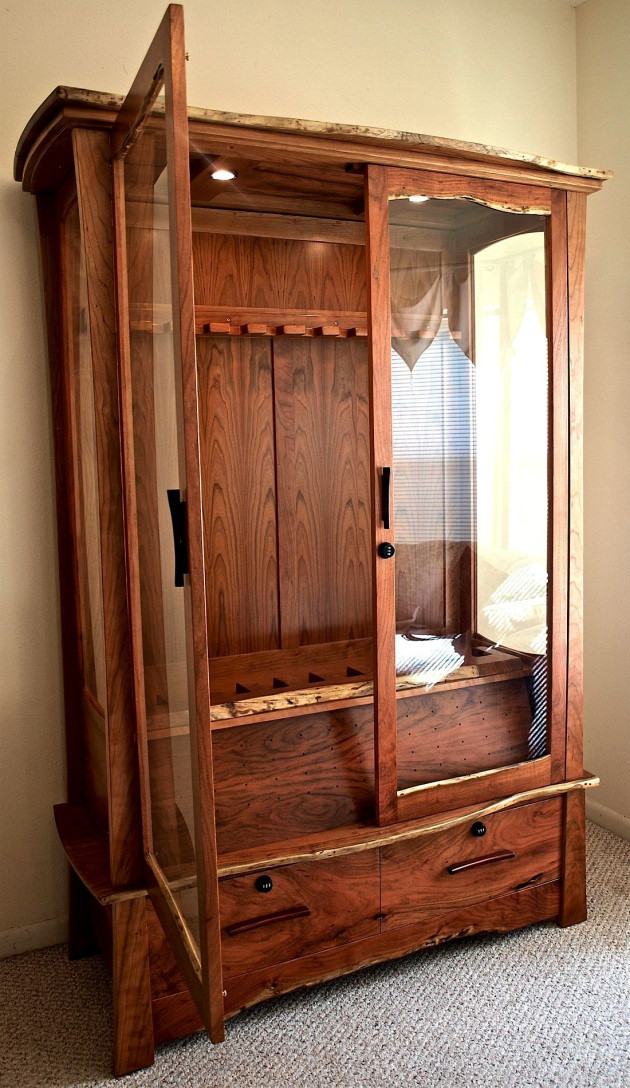 DIY Gun Cabinet Plans
 DIY Cedar Gun Cabinet Plans Wooden PDF ple wood projects