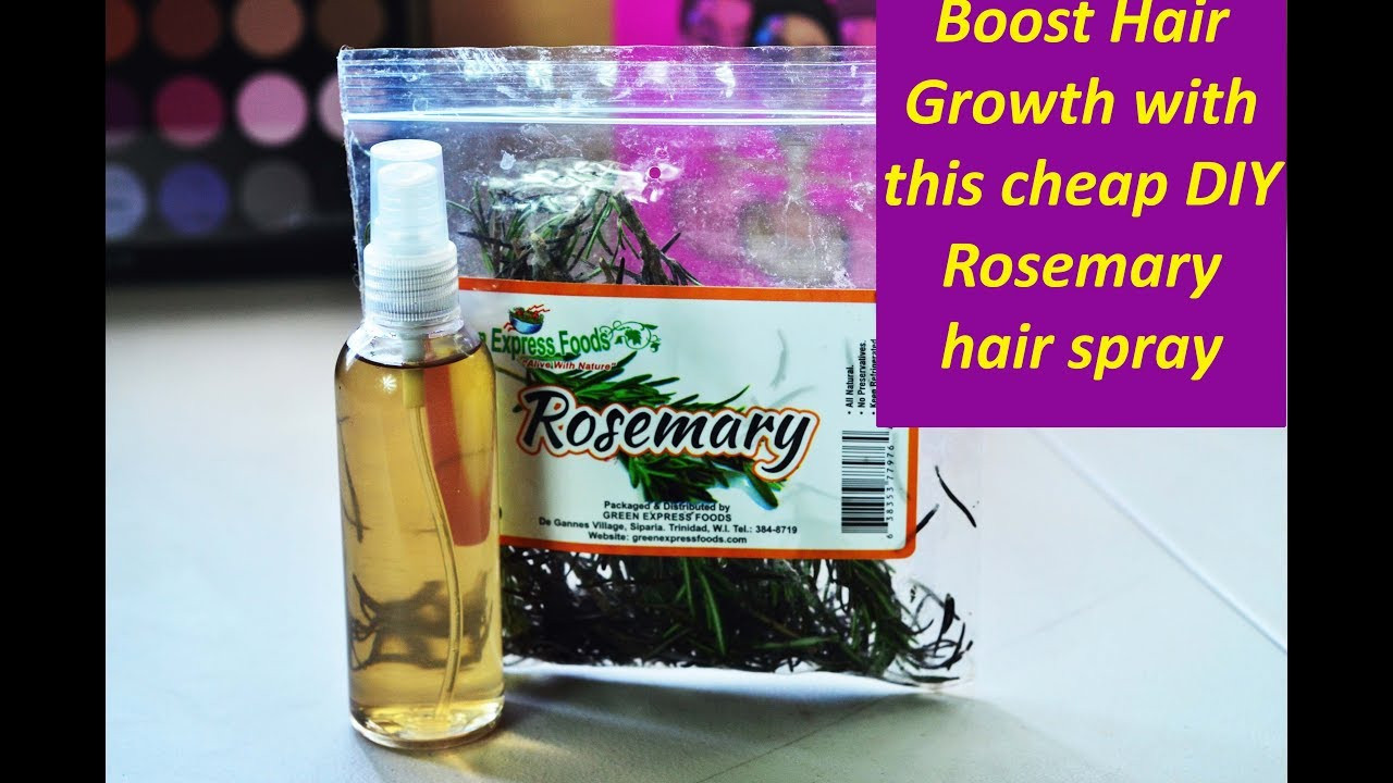 DIY Hair Growth Spray
 DIY Rosemary Water Hair Spray Leave in Conditioner for